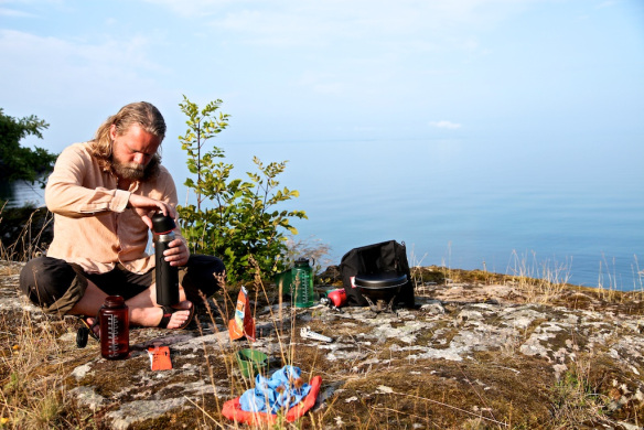 Vandring Franciscusleden med start i Borghamn, Omberg.