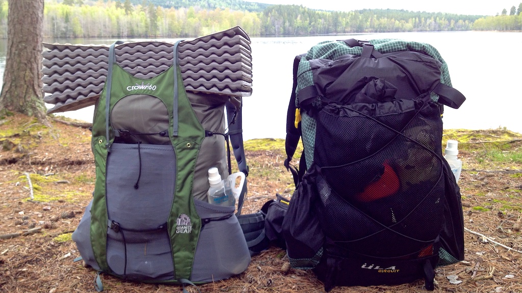 Backpacks, Granite Gear Crown V.C 60 and Üla Circuit.
