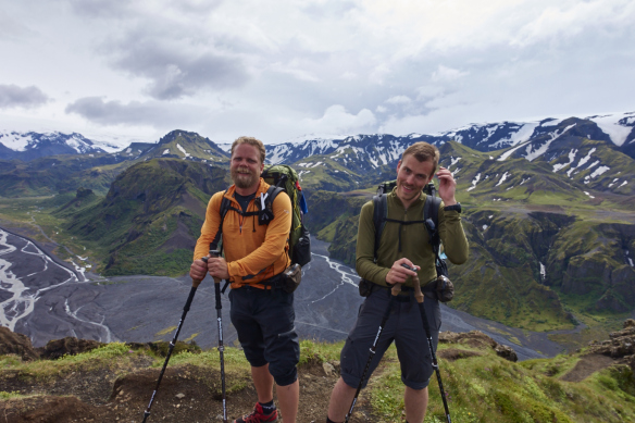 Photo taken by some American seniors that arrived about the same time we did from the east (easy) path